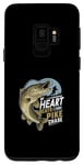 Coque pour Galaxy S9 Pike Fisherman Gear Northern Pike Fishing Essentials Fisher