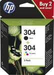 HP 3JB05AE/304 Printhead cartridge multi pack black + color 100 pg + 1