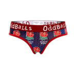 OddBalls Womens/Ladies Alternate England Rugby Briefs - 18 UK