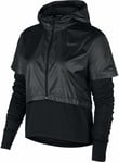 NIKE THERMA SPHERE ELEMENT RUNNING 2in1 TOP/JACKET SIZE S (AQ9821 010) BLACK