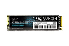 SILICON POWER A60 - 2 TB - SSD - PCI Express 3.0 x4 (NVMe) - M.2 Card