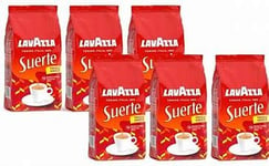 Lavazza Suerte COFFEE BEANS box of 6 x 1000g