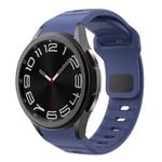 Silikonrem till Samsung Galaxy Watch 6 Classic 47mm 43mm/4 classic 46mm 42mm Armband Galaxy Watch 5/5pro 45mm/4/6 40mm 44mm midnattsblå Midnight blue