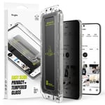 Ringke Samsung Galaxy S25 Plus Anti-spy Skärmskydd i glas med monteringsram (2-pack)