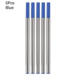 Gel Pen Refills Medium Nib Core Blue/black Ink Blue 5pcs