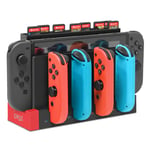 FYOUNG Charging Stand Compatible with Joy Con and Game Card Holder, Controller Charger and Game Storage Rack Switch Accessories