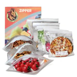 Food Storage Freezer Bags Ziplock Bags Easier grip, open and seal Air-tight Freshness Protection from freezer burn 40 x Half Gallon (2.27L) Sandwich and Snack Bags for On the Go Freshness .