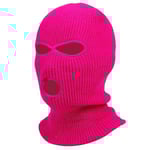 Hål Vinter Varm Unisex Balaclava Mask - FÄRG: Rosa *H