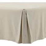 Venture Home Sängkappa Kimmy Linne Bed Skirt Cotton/linen streight - Beige 120*200 15959-602