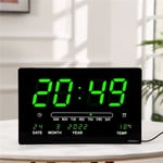 Tlily - led Calendrier PerpéTuel Horloge éLectronique Horloge Murale NuméRique Alarme TempéRature Table Horloges Salon DéCoration Blanc