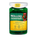 Möller's Trankapsler 160stk, omega 3 kapsler
