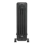 Portable 11 Fin 2500W Electric Oil Filled Radiator Heater With Timer Thermostat