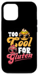 iPhone 12/12 Pro Celiac Disease Awareness Too Cool for Gluten Free Funny Case