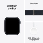 Apple Watch SE (GPS + Cellular 44 mm), Keskiyönsininen alumiinikuori ja Sport Loop -ranneke