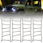 4Pcs RC Wheel Tires Metal Snow Chain Tire AntiSlip Chain For MN86 1/12 RC Crawl