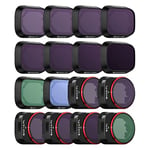 Freewell Mega Lot de 16 filtres à Pollution Lumineuse ND, ND/PL, CPL, UV, compatibles avec Le Drone Mini 3 Pro/Mini 3