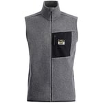 Lundhags Men's Flok Wool Pile Vest Granite, S