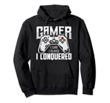 Gamer I Played I Conquered PC Apparel For Console Gaming Pullover Hoodie