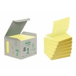 Notisar Post-it Recycled Z-Notes Gul 76x76mm 100 Blad