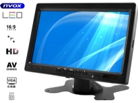 Nvox 7 HD av vga lcd nackstöd eller fristående monitor med ram 12v