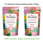 Westlab Cleanse Bathing Salts100% natural,vegan&cruelty-free.2 Packs 1000G Each