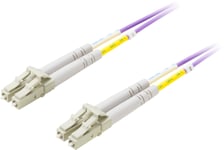 Deltaco DELTACO fiberkablage, LC - LC, 50/125, OM4, duplex, multimode, 7m
