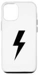 Coque pour iPhone 14 Pro Lightning Bolt Noir pour homme Idée cadeau Thunder Strike