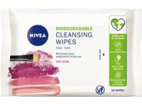 Nivea Cleansing wipes for face and eyes - dry skin (biodegradable) 1 pack-25 pcs
