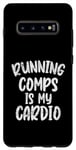 Coque pour Galaxy S10+ Running Comps est mon agent immobilier Cardio Funny