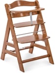 Hauck Alpha+ Wooden Highchair, Walnut - FSC Sustainable Certified Beechwood, 6