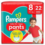 Pampers Baby Dry Nappy Pants Size 8 22 Nappies New Unopened Pack Free Postage