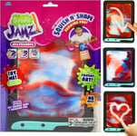 Doodle Jamz JellyBoards, Sensory Drawing Pad Filled with Gel  Red & Blue Gel
