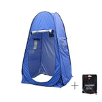 XUENUO Toilet Tents for Outdoors, Instant Portable Privacy Toilet Tents Pop Up Tent Camp for Camping Changing Room Rain Shelter with Window and Beach,Blue