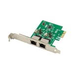 MicroConnect MC-PCIE-712 PCI-E 8111F Dual-RJ45 Gigabit