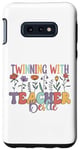 Galaxy S10e Twinning with my teacher bestie Flower Matching teachers Case