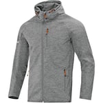 JAKO Men's softshell jacket light softshell jackets, mens, Softshell jackets, 7605, grey mixed, XXX-Large