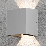 Konstsmide LED-ulkoseinävalaisin Cremona 13 cm harmaa