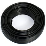 SeKi Câble de haut-parleur 2 x 1,50 mm2 - Câble audio - Câble de boxe 1,50mm2-10m Noir
