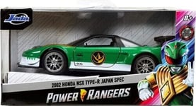 Jada Toys Power Rangers 1:32 Green Ranger 2002 Honda NSX Type-R Die-Cast Car