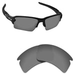 Newest Replacement Lenses for-Oakley Flak 2.0 XL Sunglass Sport Black Polarized