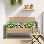 Stol- & Soffkuddar Tropisk djungel Polyester 100 x 40 x 8 cm