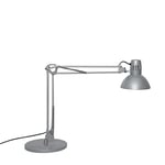 MAUL lampe de bureau MAULstudy en métal | Lampe LED professionnelle | Lampe sur pied flexible pour le bureau, le salon et l'atelier | Haute qualité d'éclairage à LED | Sans ampoule | Argenté