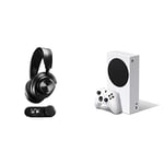 SteelSeries Arctis Nova Pro Wireless Xbox- Casque Gaming Multi-système- Haut-parleurs Hi-FI-Élimination du Bruit de Fond - Système d’alim Infinity - Xbox, PC, PS5, PS4, Switch, Mobile + Xbox Series S