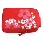 Lux-Case Blomma Smartphone Bag (röd) Mobilpåse
