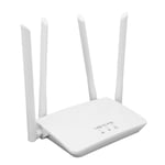 (UK Plug)4G LTE Router 300Mbps With 4 High Antennas Mobile Hotspot Router SIM