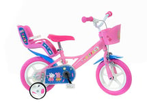 Dino Bikes 124RL-PIG Peppa Pig Bicycle, Pink, 12-Inch Finding Dory, Kids Bike