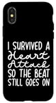 iPhone X/XS I Survived A Heart Attack So The Beat Still Goes On Case
