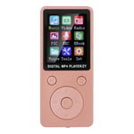 Socobeta Multifunctional MP3 MP4 player with Bluetooth 4.2 function for students, supports 32G memory card. (Rose Gold)