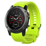 Garmin Forerunner 935 / Fenix 5 / 5 Plus silicone watch band - Light Green