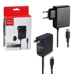 Switch Charger Ns Fire Bull Portable Direct Charge Switch Adaptateur Secteur Chargeur Standard Européen Et Américain[1pcs]